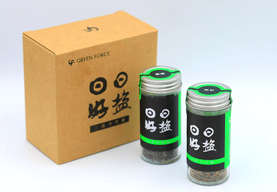 三倍力竹鹽 🔆 風味調味鹽組: 原味竹鹽*1瓶 + 茉莉竹鹽*1瓶 - GreenForce 箐烽永續商店