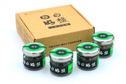 三倍力竹鹽 🔆 風味調味鹽全包組: 每種風味15克 - GreenForce 箐烽永續商店